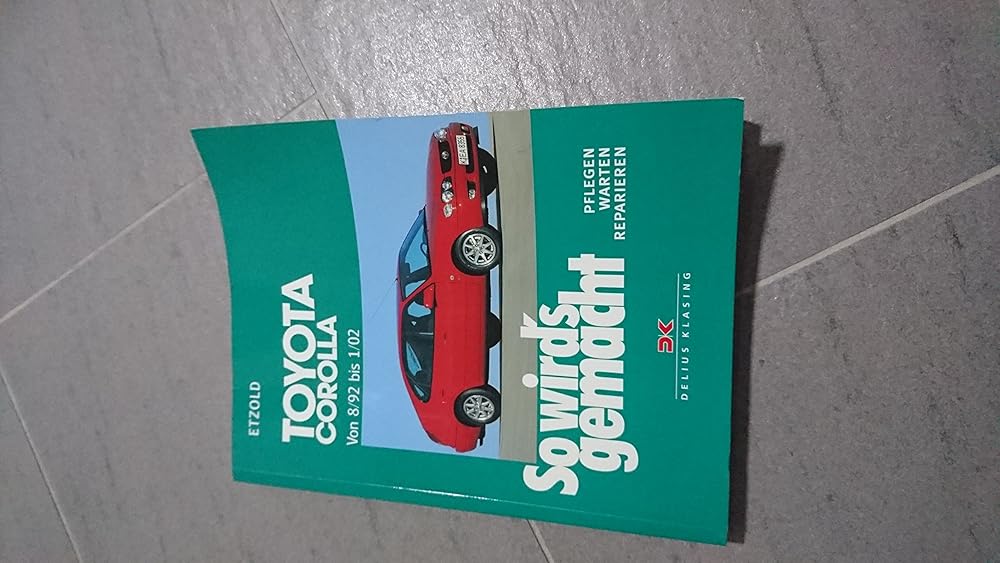 Toyota Corolla 8/92 bis 1/02: So wird's gemacht - Band 122 cover image