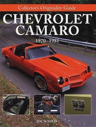 Collector's Originality Guide: Chevrolet Camaro, 1970-1981 cover image