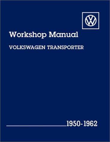 Volkswagen Transporter Workshop Manual 1950-1962