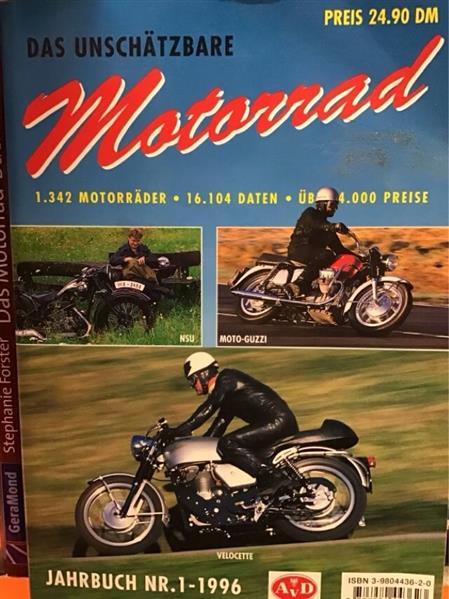 Das unschätzbare Motorrad Jahrbuch Nr. 1-1996