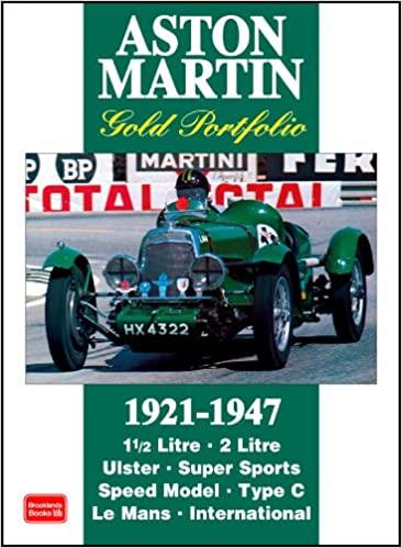 Aston Martin Gold Portfolio 1921-1947